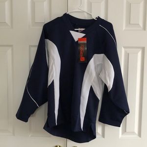 NWT Kamazu Hokey Jersey XS, new with tag, white navy. fit size S as well.